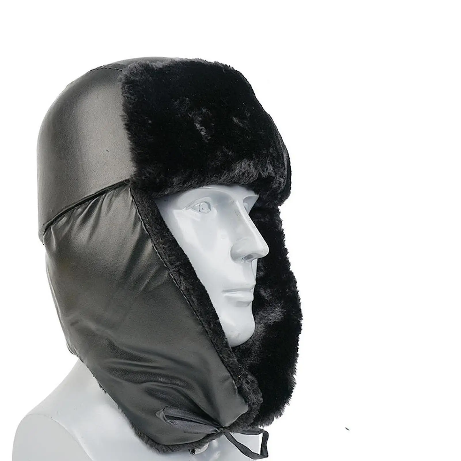 Trapper Hat with Ear Flaps Waterproof Earflap Hat for Skiing Biking Climbing