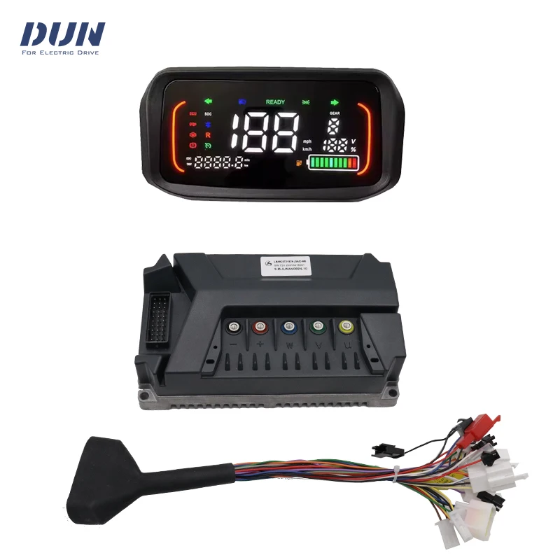 LingBo Motor Controller LBMC72252 V5 Programmable DC 100A Peak 300A with N7 Speedometer