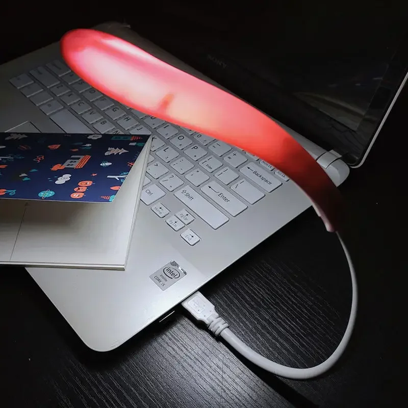 Rechargeable USB LED Desk Lamp Eye Protection Mini Light for Keyboard Laptop Study Office and Night Travel