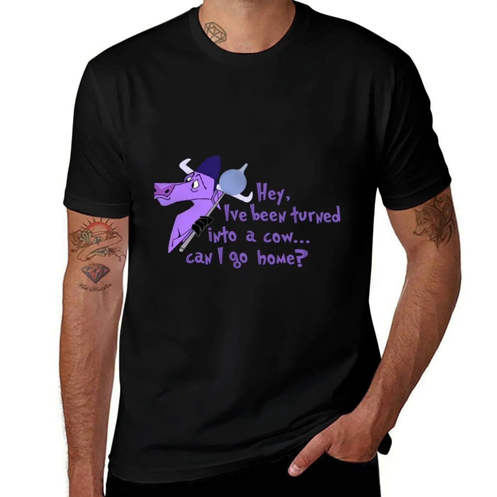 I've Been Turned Into A Cow Scoop T-Shirt Large Size Casual Tee Shirt