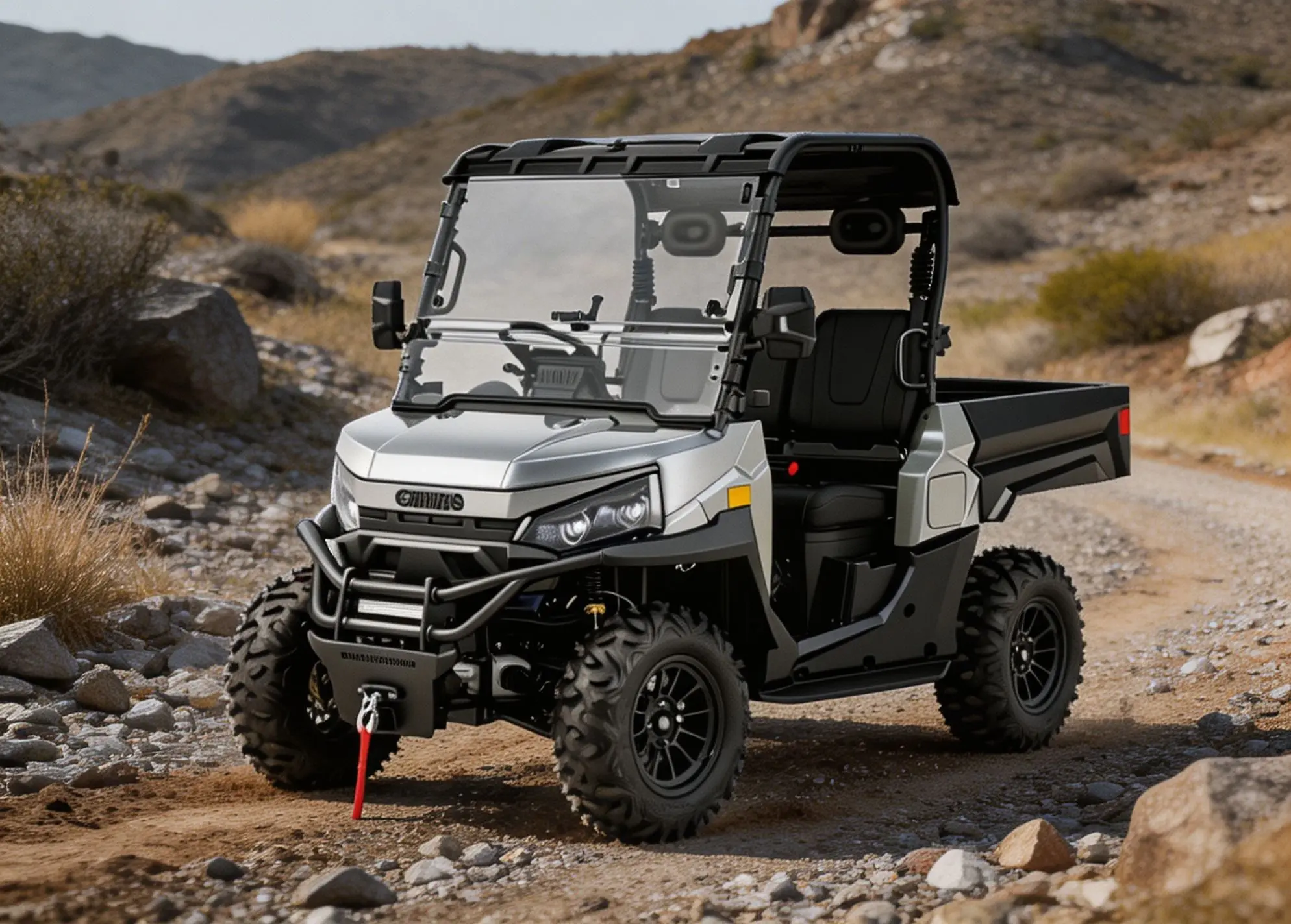 20KW 4WD Electric UTV ATV Quad Bike Off Road 4x4 Heavy Duty 350KG Load Dune Buggy Vehicle For Adults