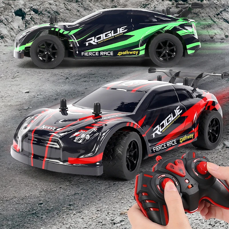 RC Car Spray light toy car 2.4G radio Remote Control racing Buggy 4WD drift climb off-road gift for boys birthday high speed