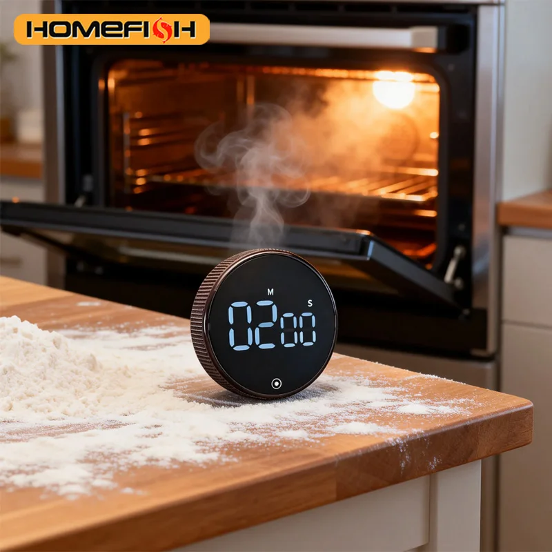   Temporizadores Digitais Magnéticos, Cronômetro Manual de Cozinha, Relógio de Contagem Regressiva, Contador Mecânico para Cozinhar, Banho e Estudo