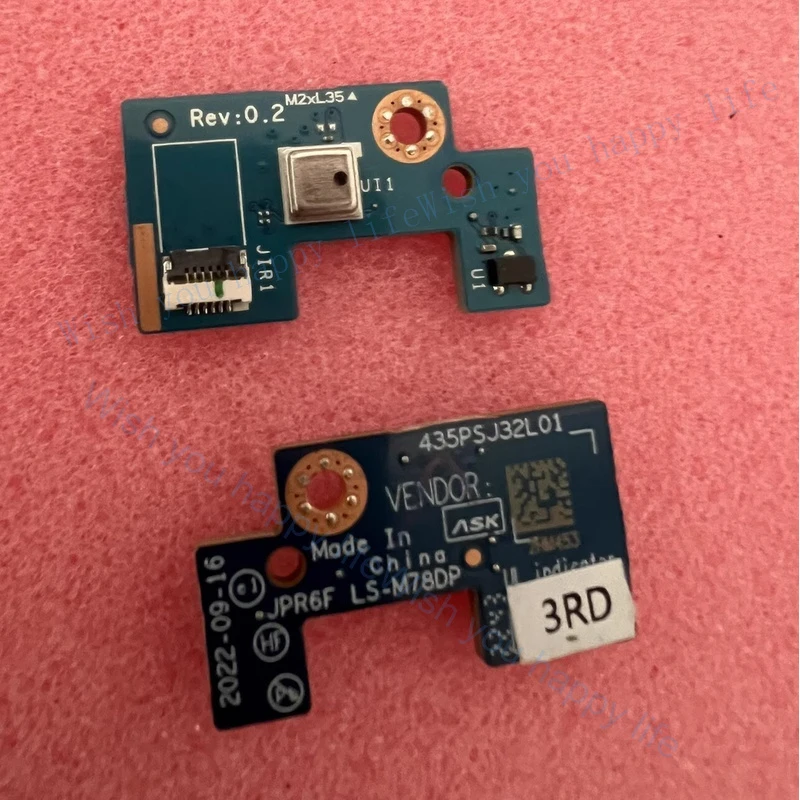 LL New Sensor Board JPR6F LS-M78DP For HP Omen 16-wf Gaming Laptop