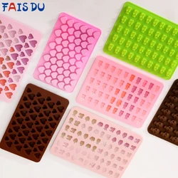 FAIS DU Candy Cake Mold Silicone Reusable Non-Stick Kids Diy Tool Accessories Skull Love Cute Dropper Chocolate Multi-Use Mould