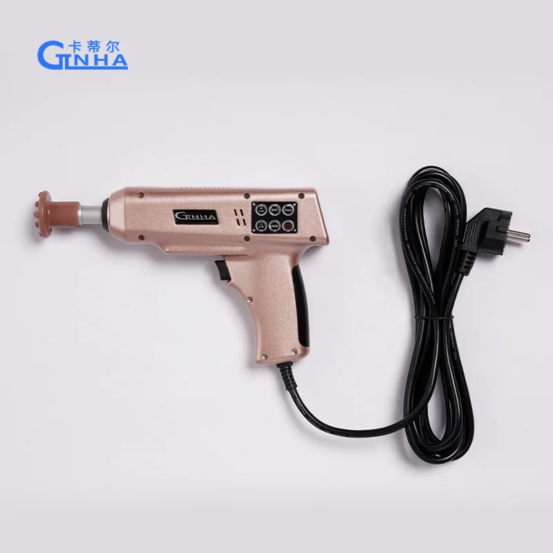Original Factory GLNHA Portable Facial Physiotherapy Muscle Therapy Spinal Gun Machine Portable Massage Gun for Body Application