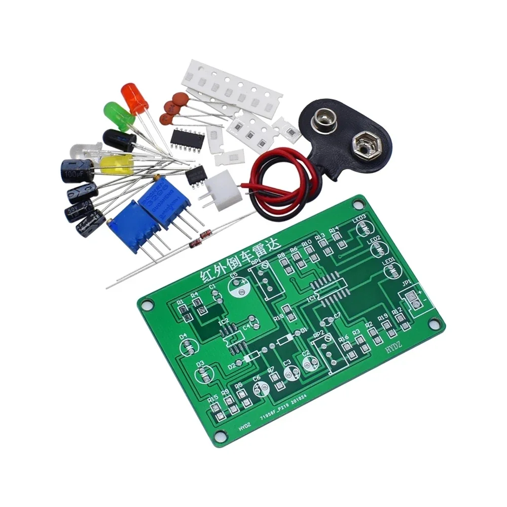 

Reversing Radar Kit DIY Patch Infraredelectronic Production Range Sensing Reminder Obstacle Avoidance Sensor Student Training