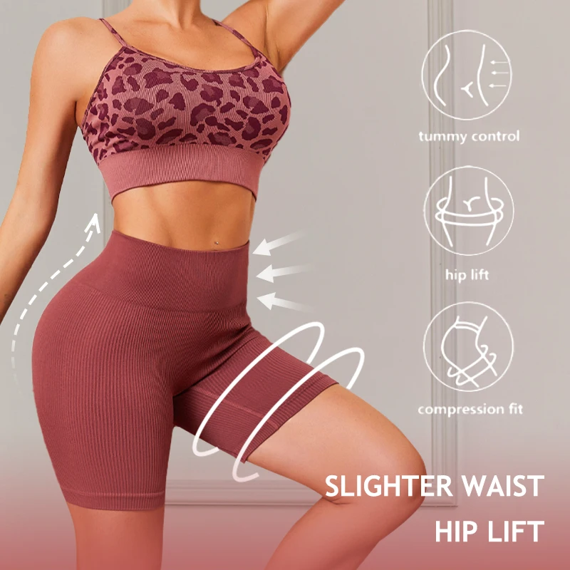 27 kinds Color Blocking Cross Back Yoga Sports Bra High Waist Peach Hip Shorts Women Fitness Single Or 2Pcs Matching Sportswear