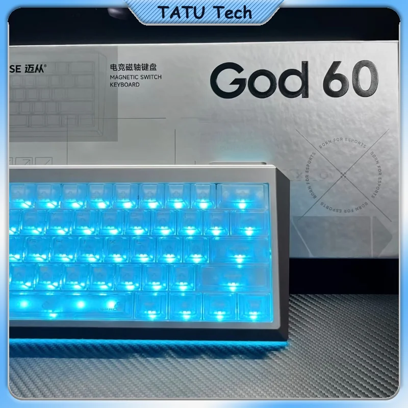 MCHOSE GOD 60 × Fanren Animation Co‑branded Hall‑Effect Magnetic Switch Keyboard Full‑Aluminum 16K Esports Gaming Keyboard