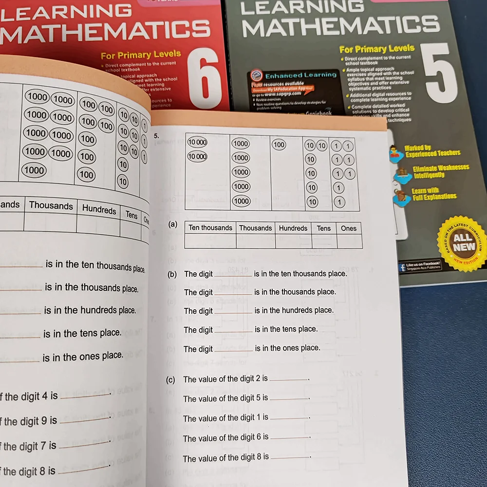 Imagem -06 - Aprender Matemática Livro para Crianças Singapore Primary School Textbook Learn Math Books Book Sap Grade 46