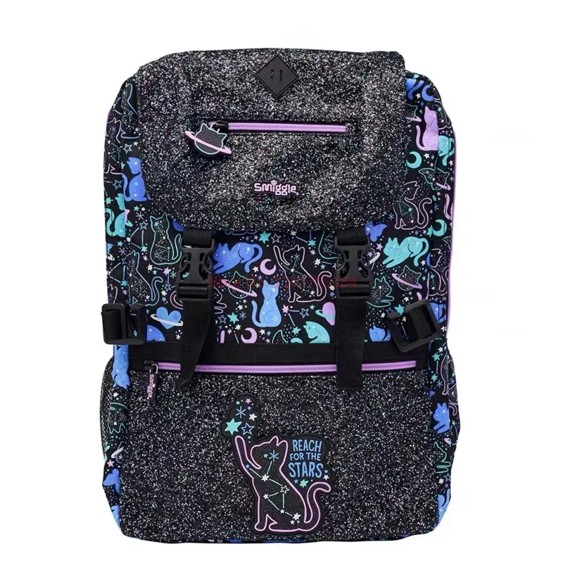 Australia Original Smiggle Zodiac Cat High-quality Backpack Children Schoolbag Female Cute Star Cat Pencil Case Water Cup Gifts