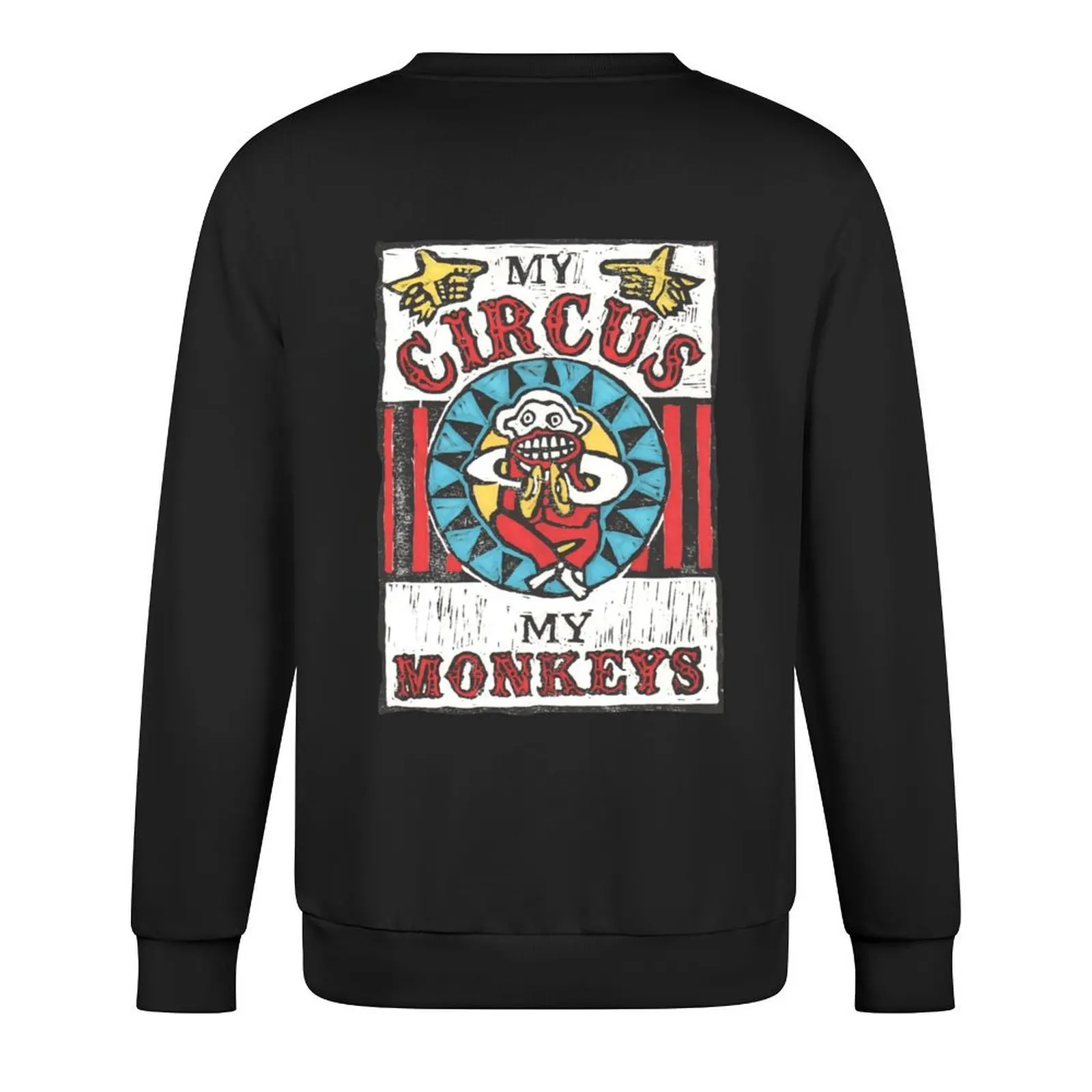السيرك. بلوفر My Circus My Monkeys ملابس رجالية على الطراز الكوري ملابس رجالية ملابس رجالي مصممة بلوزات رجالية