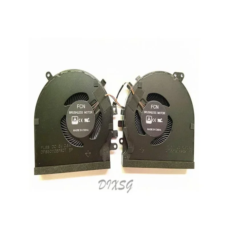 CPU GPU Cooling Fan For Razer Spirit Blade 15 GTX 1060 RZ09-027 RZ09-0270 RZ09-0300 RZ09-0328 DFS5K121142621 D1 FS5011. 05PR0T