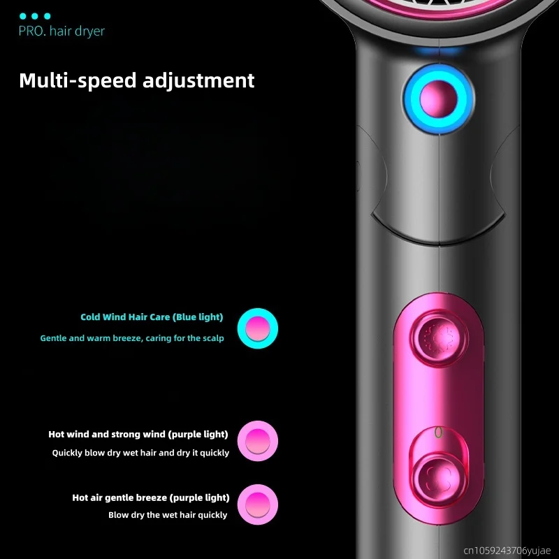 مجفف شعر قابل للطي الأكثر مبيعًا لعام 2025 بقدرة 2000 وات عالي الطاقة 29 ثانية للعناية بالشعر مجفف شعر صامت EU/US/UK/GB/AU