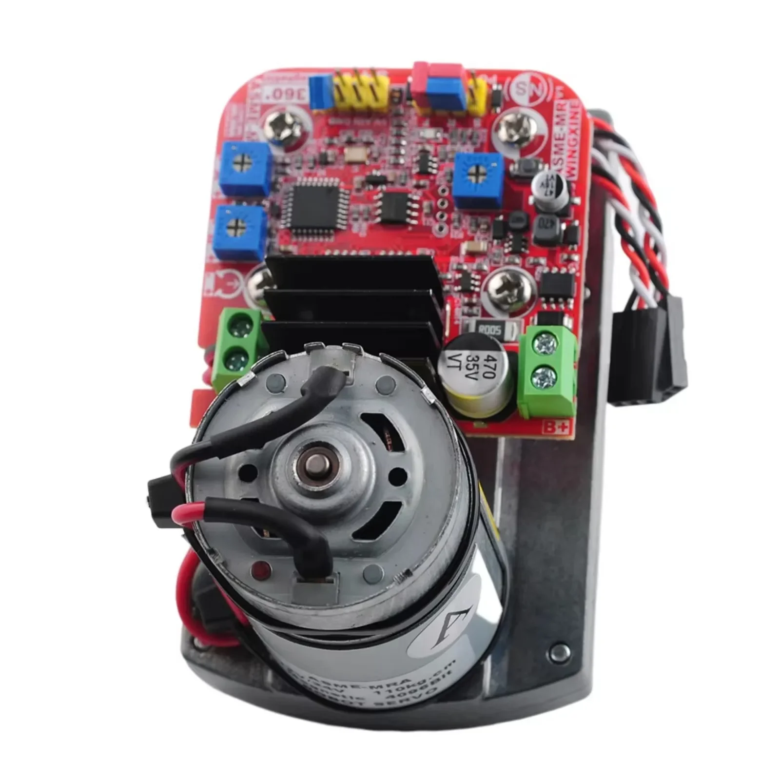 ASME-MRA 110kg.cm High Torque Servo Magnetic Encoder 360 Degree Digital Servo for Robot Arm Valve Control Camera PTZ