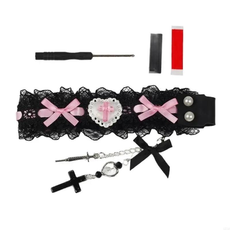 

4X7E Durability Lace Fabric Keyboard Strap Straps With Ergonomic Comfort Design