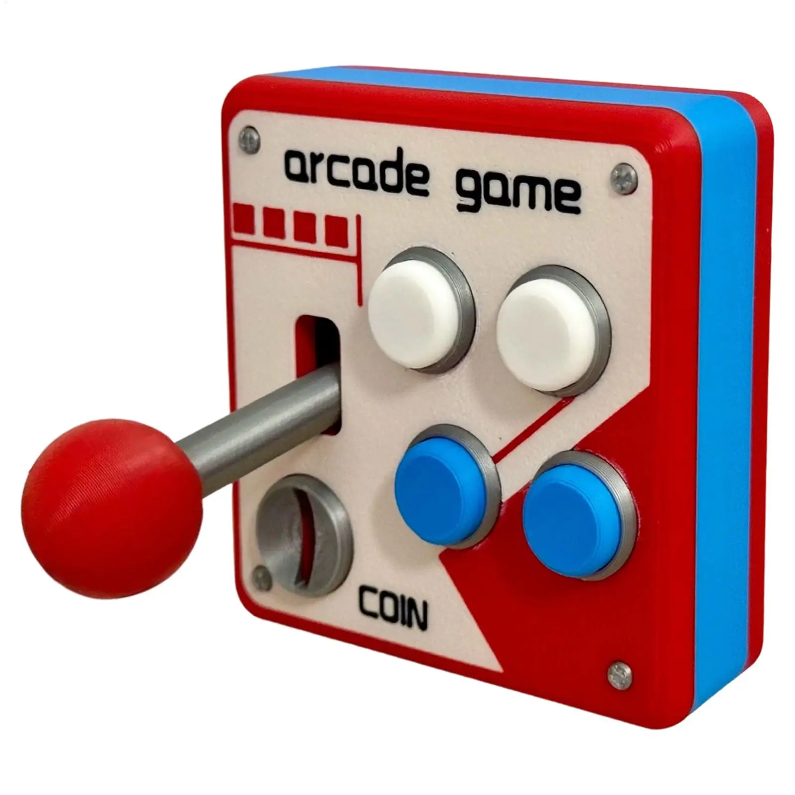 86 Type Novelty Retro Arcade Joystick Wall Switch Funny 3D Printed Punch Free Single Control Light Switch Panel for Room Decor