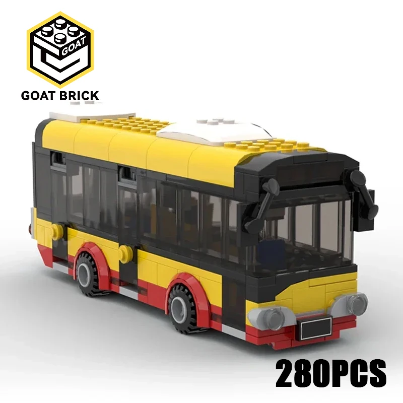 

Moc Building Bricks City Car Model Solaris City Bus Technology Modular Blocks Holiday Gifts Toys For Children DIY Sets Assembly