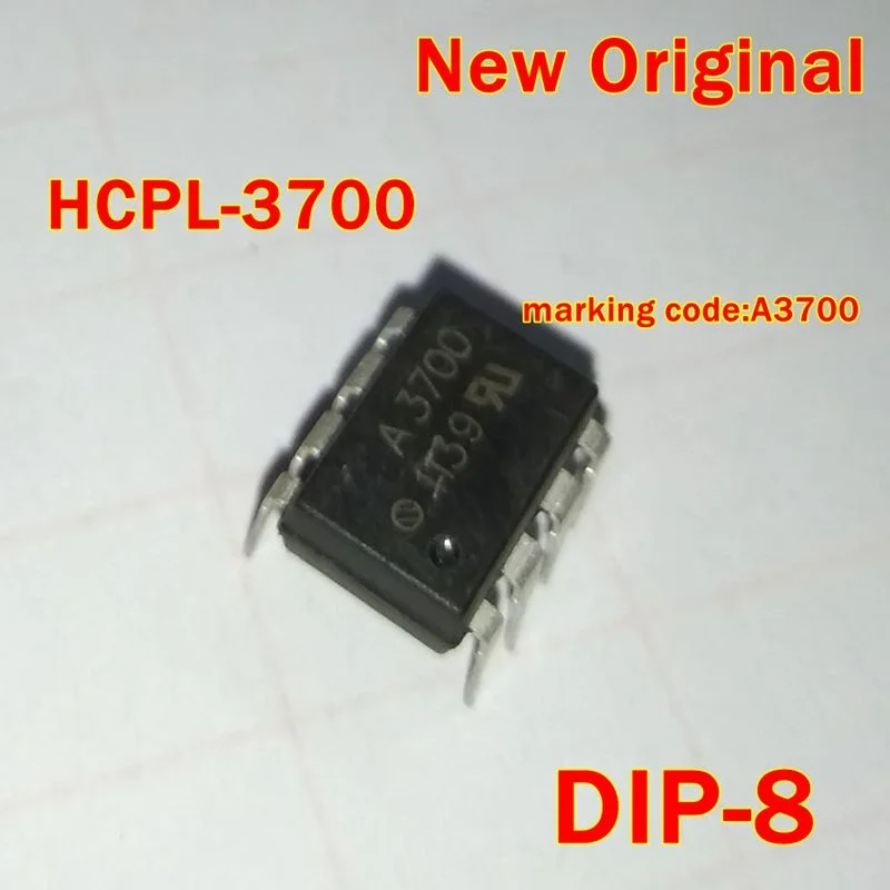 1Pcs to 100Pcs Hcpl-3700 Dip-8 New Original Marking Code:A3700 Isolated Voltage/Current Detectors