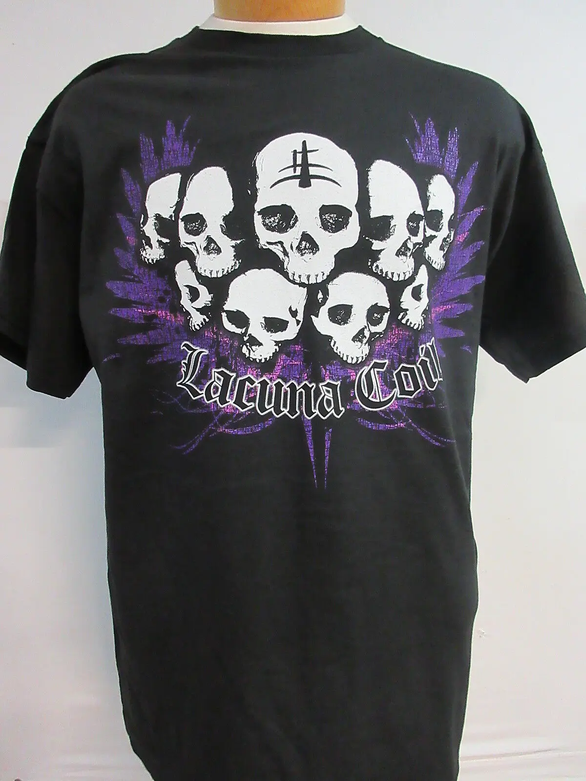 LACUNA COIL OFFICIAL OLD STOCK MERCH BAND CONCERT MUSIC T-SHIRT LARGE