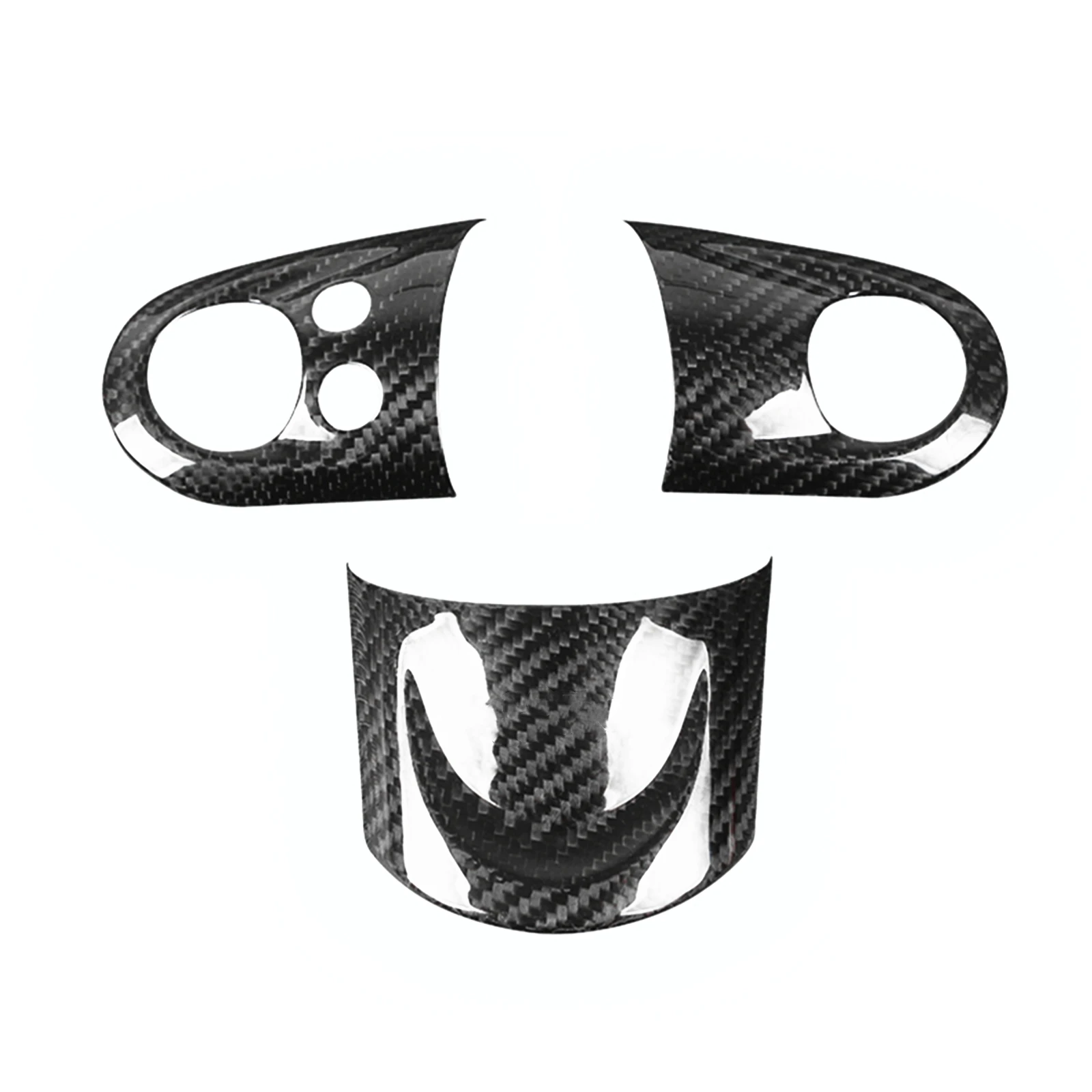 Interior Gear Steering Wheel Panel Cover Sticker & Center Shell Frame For Mini Cooper R55 R56 R57 R58 R59 R60 R61 Countryman