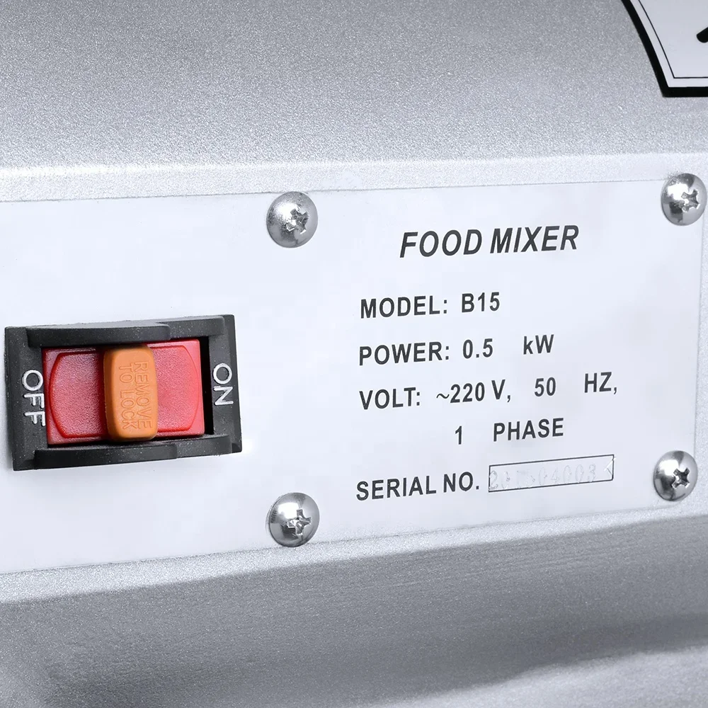 業務用生地ミキサー,工業用食品ミキサー,15l