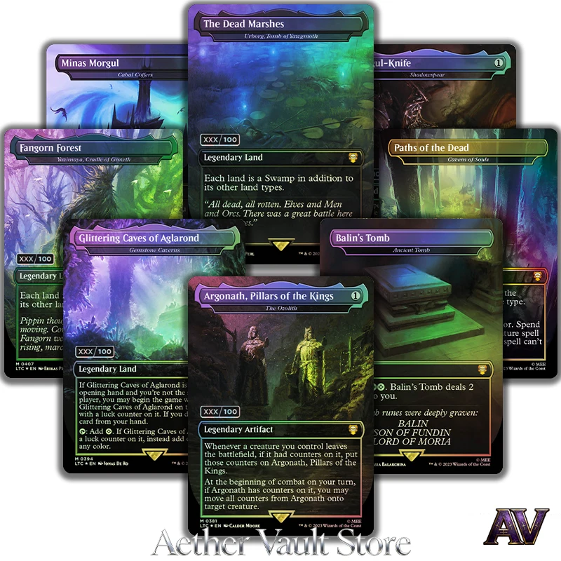 

(LTC) Набор карт серии «Командир» по мотивам «Сказок о Средиземье»: «Древняя гробница Озолита» — номерные голографические прокси-карты