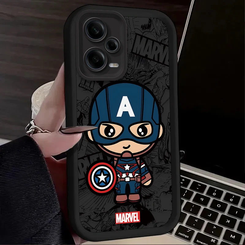 Custodia morbida Marvel Groot Spiderman per Xiaomi Redmi Note 13 14 12 11 Pro Plus 5G 12S 11S 10S 10 9 Redmi 14C 13C 12C 12 4G A3 A3X