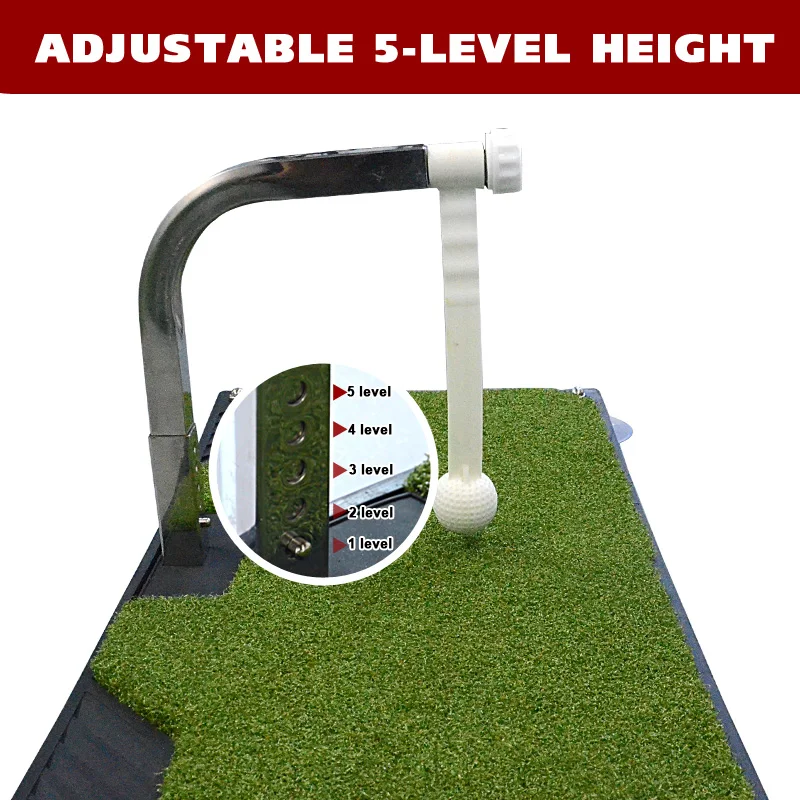 Custom Golf Driving Range Mat Chipping Mat Golf Swing Trainer 360 Rotation Golf Swing Mat Practice Trainer