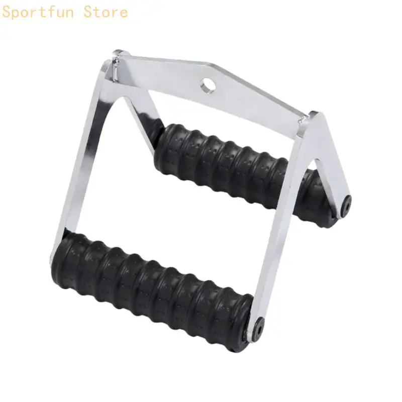 

X7JD V Shaped Rowing Rod Handle Double D Row Handle Grip Strength Training Equipment