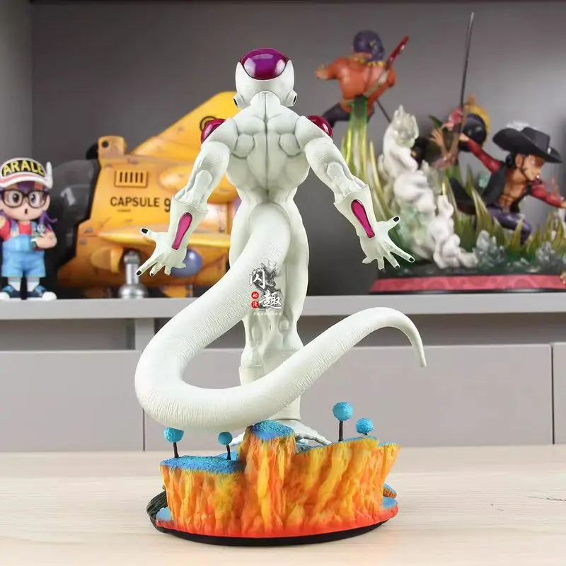 لعبة دراغون بول زد فريزا نموذج أنيمي DBZ سوبر سايان ألعاب شخصيات الحركة مانغا تمثال 28 سنتيمتر بولي كلوريد الفينيل GK تمثال الحلي هدية للأطفال #4