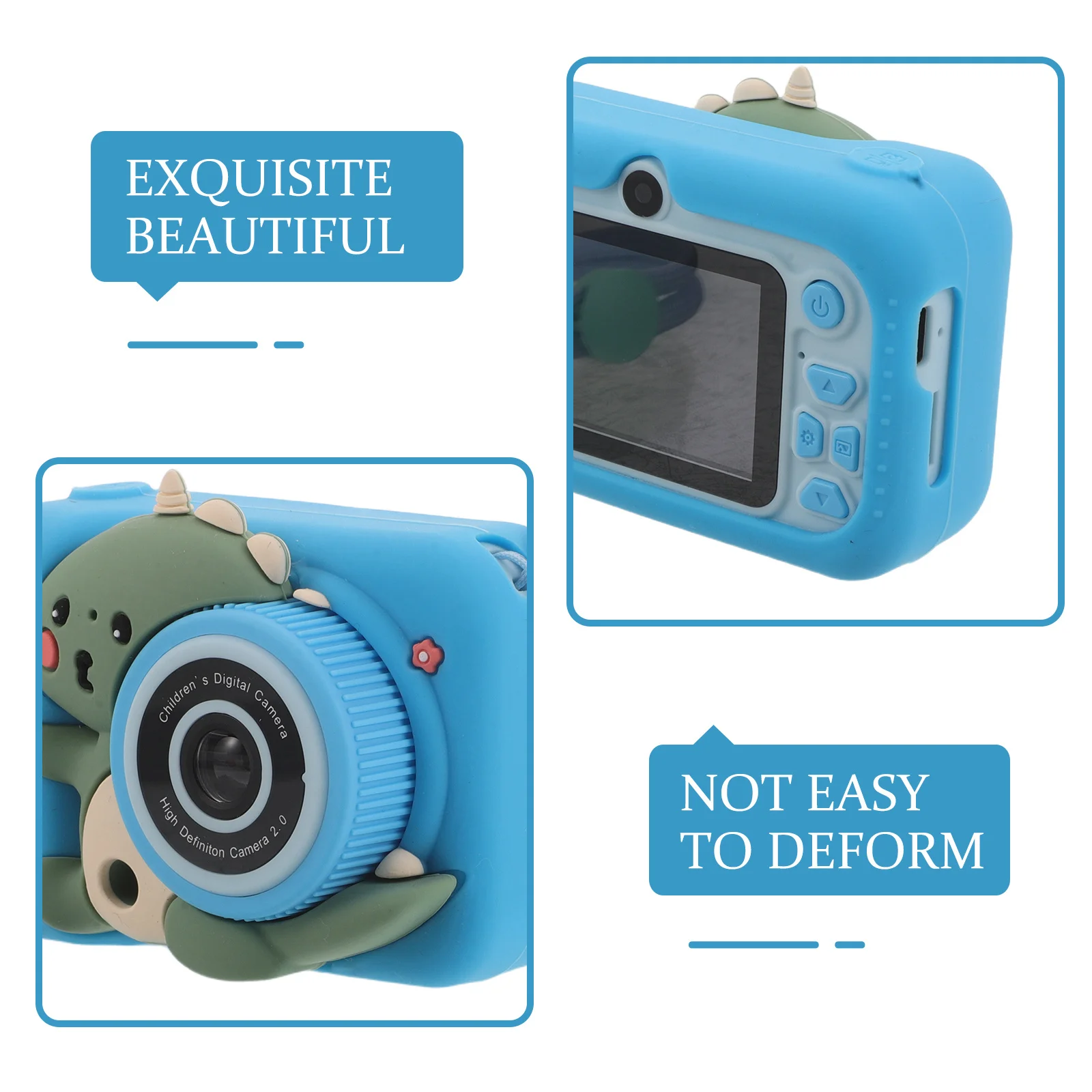 Kinderen Digitale 1080P Dubbele Camera's Cartoon Ontwerp Voor Achter Foto Video Recorder Voor Kinderen Draagbare Kleine Camera Fotografie