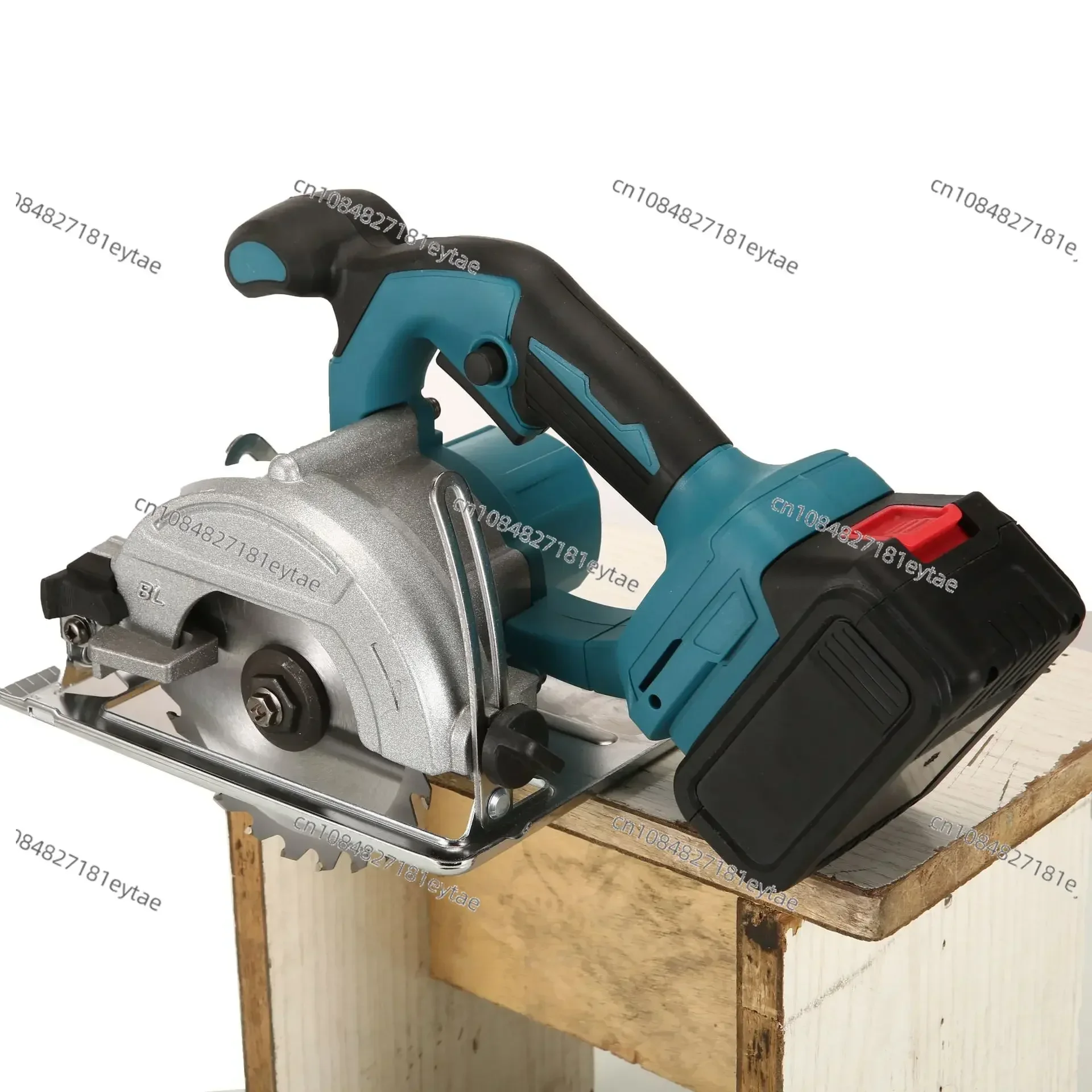 Electric circular saw Makita model, brushless lithium portable saw, woodworking rechargeable cutting machine household handheld