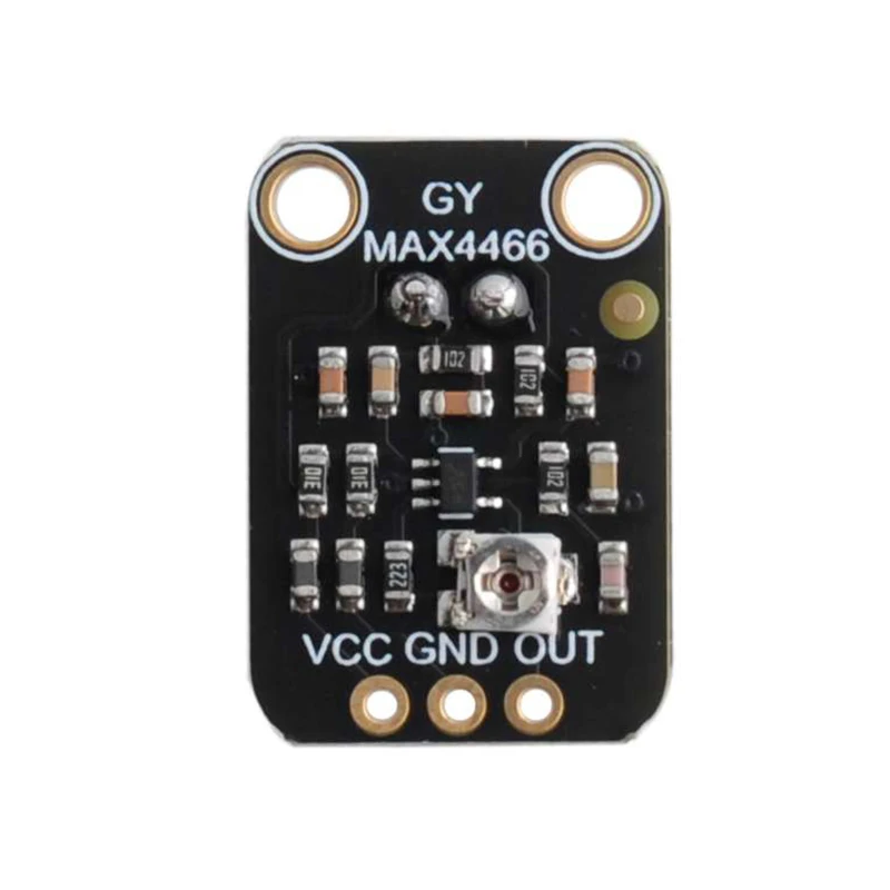 GY-MAX4466 Electret Microfone Amplificador MAX4466 Mic Breakout Board com ganho ajustável para Arduino 2pcs/5pcs/10Pcs