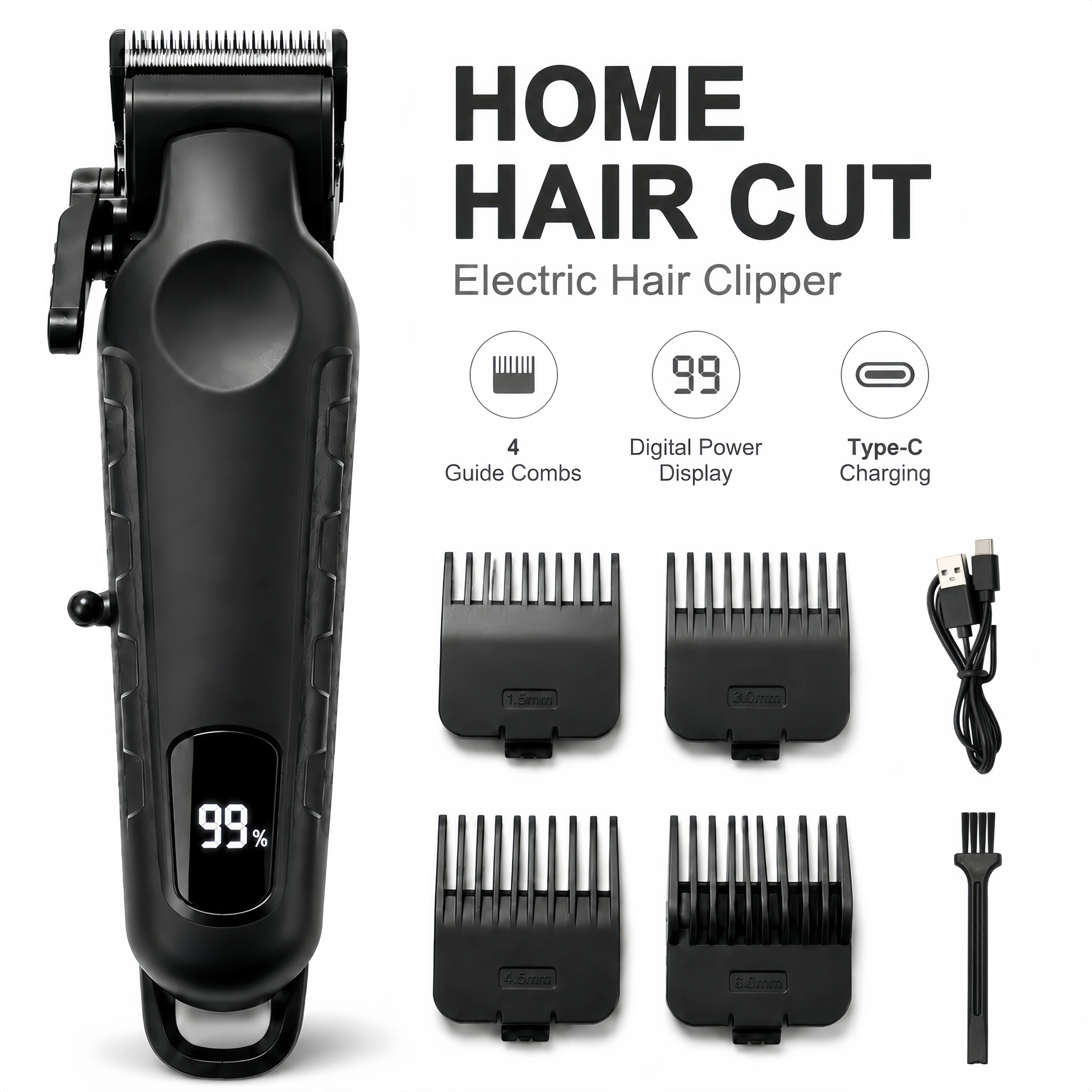 Electric Shaver Rotary - Elektrische tondeuse, ideaal voor zelf te