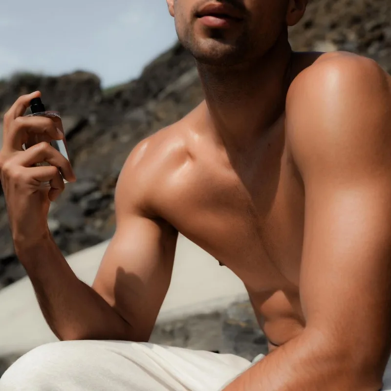 عطر Salt & Stone Body Mist Santal Vetiver Scent للعناية بالبشرة، بخاخ شعر الجسم للنساء والرجال