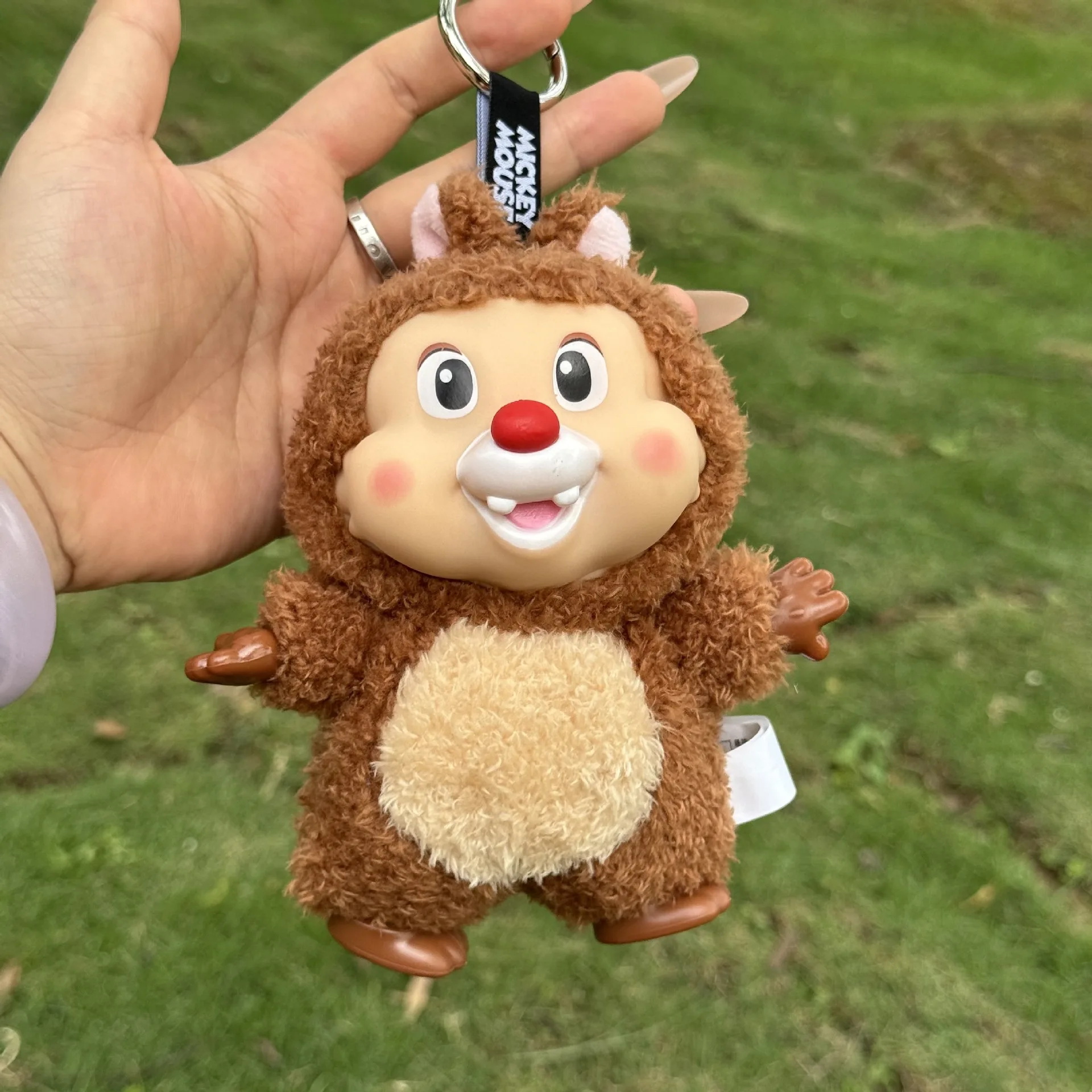 Kawaii Mickey famille mignon ensemble porte-clés pendentif série à la main Surprise mystérieux jouet cadeau sac à dos ornement