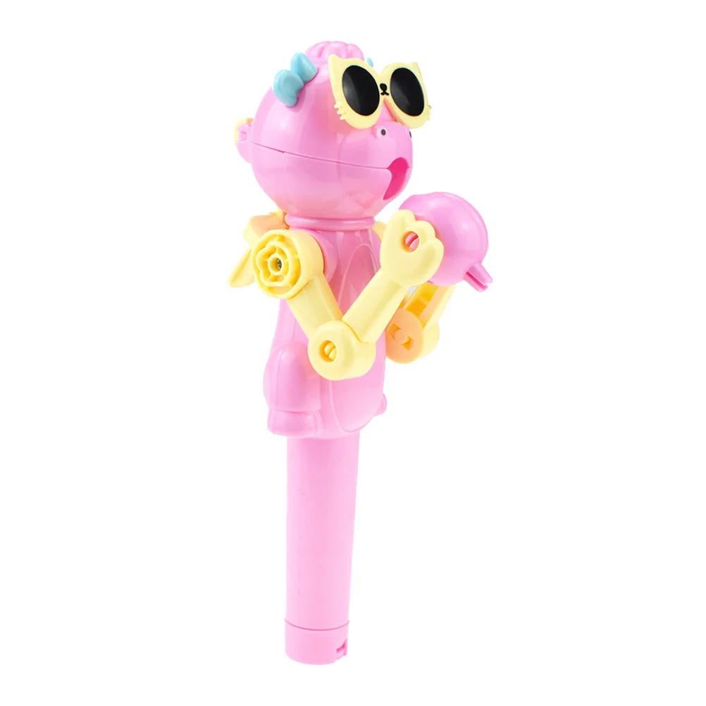 Robot Sucker Holder Lollipops Candy Storage Bracket Creative Kids Toy Suction Cup Toys