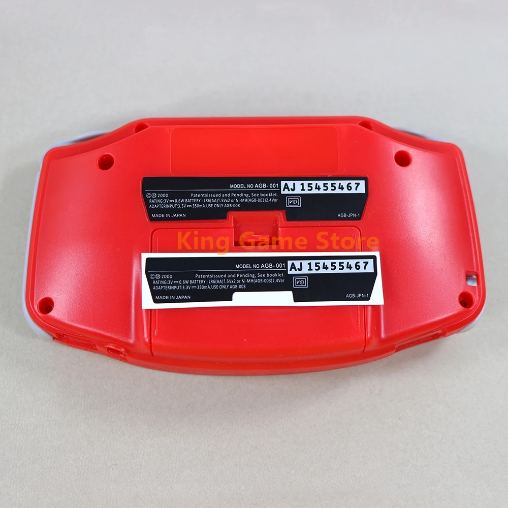 1 шт. замена для Game boy Advance GBA этикетка наклейка для игровой консоли GameBoy GBA задняя бирка