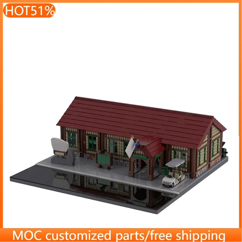 4561 PCS Modular Building National Park Ranger Station MOC Customize Modular Building Block Popular DIY Boys Toy Christmas Gift