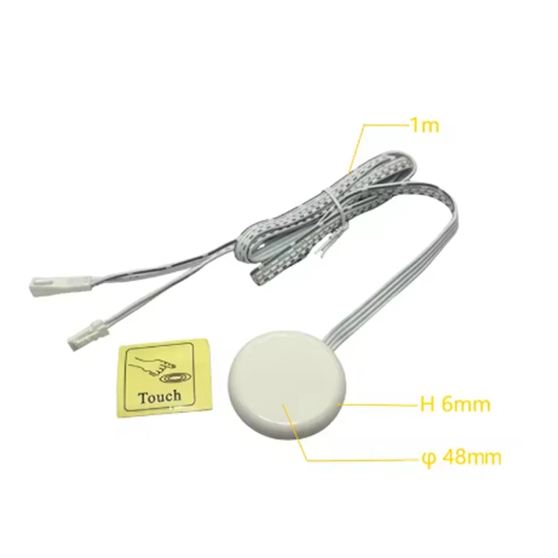 Wireless Touch Sensor LED Light Switch Penetrable Wood Panel Hand Sweep Control Dimmable Touch Dimmer