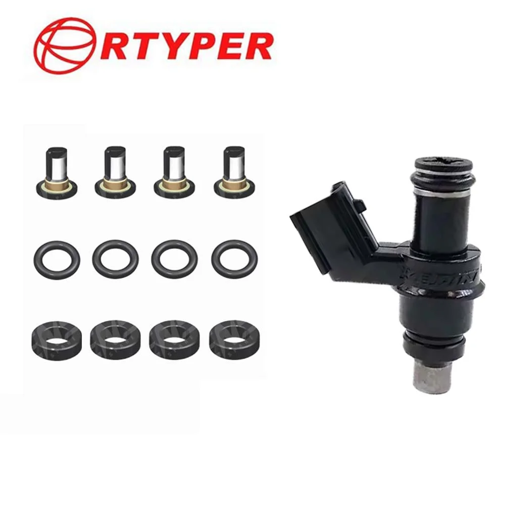 

4set EFI Motorcycle Fuel Injectors OEM 16450-KVS-611 15710-26GA0 MEV11-001 Repair Kits For Suzuki BOULEVARD C50T 2007-2014