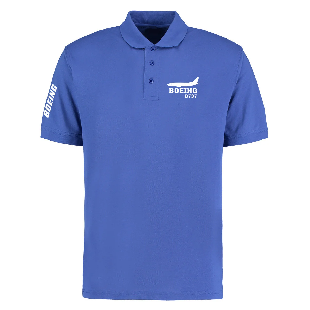 New Summer The Boeing 737 Aviation Pilots Cotton Men Polo Shirts Men Clothing Casual T-Shirts Tops Tees