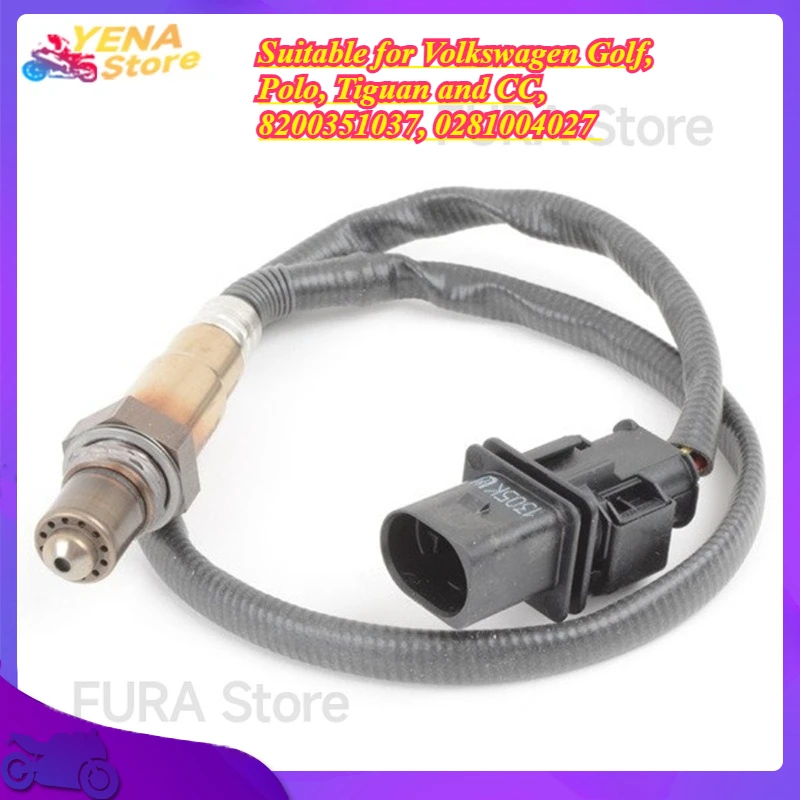 

High-quality pre-oxygen sensor, suitable for Volkswagen Golf, Polo, Tiguan and CC, 8200351037, 0281004027
