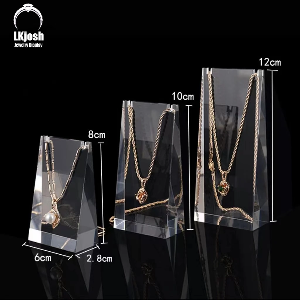 New Type of Necklace Pendant Atlast Transparent Chain Jewelry Display Rack Display Rack Display Rack