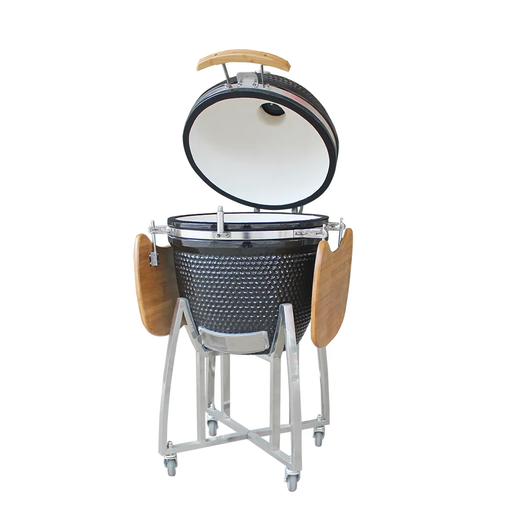 Big Size Ceramic Bbq Grill 21 Inch Outdoor Kitchen Charcoal Kamado Bbq Barbeque Grill