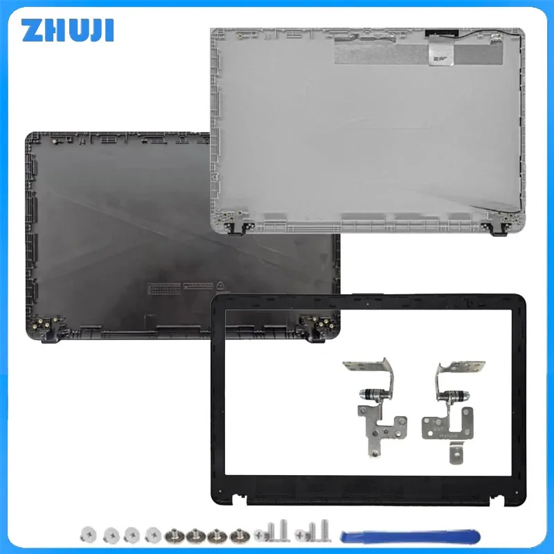 For X543 X543M X500 X500U X500UB New Laptop Housing Case LCD Back Cover Front Bezel Frame Hinges Rear Lid Top Case 15.6Inch