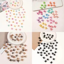 50Pcs Assorted Color Mini Butterfly Hair Claw Clips Set Beautiful Hair Clamps Accessories for Women Girls Baby