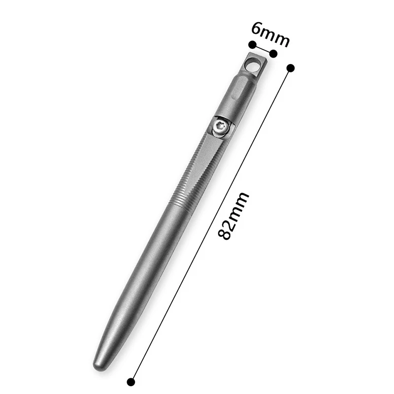 Titanium Alloy Oblique Stationery Scalpel EDC Tool With Replaceable Blades For Express Box Opening Outdoor Camping