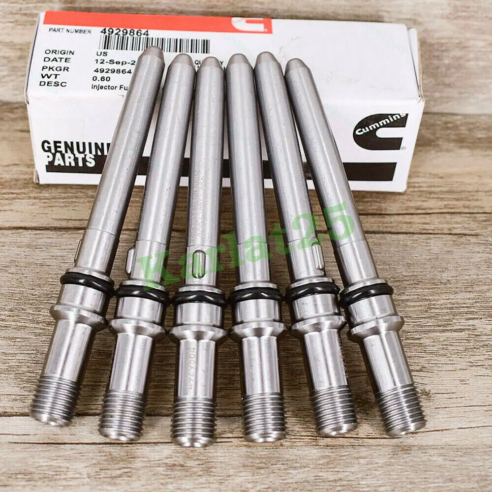 

Cummins 6PCS 4929864 Injector Connector Tubes For Dodge Cummins Diesel 5.9L 6.7L